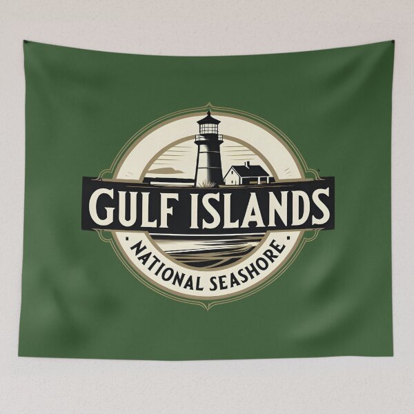 Item preview, Gulf Islands National Seashore designed and sold by GoodOldVintage.