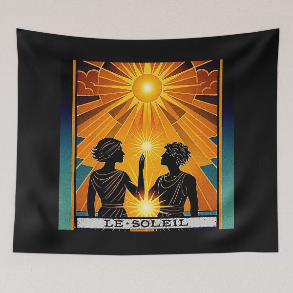 Item preview, The Tarot Deck Le Soleil The Sun, O sol XVIIII #3 variation 1 designed and sold by Helios Be. Lavsh.