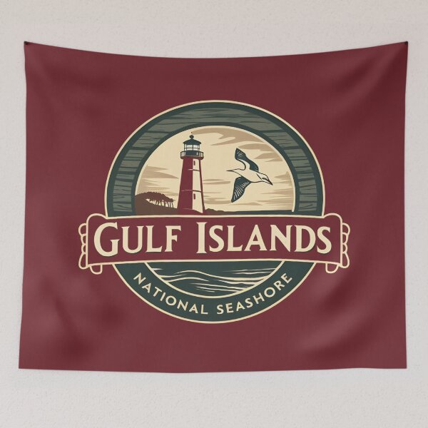 Item preview, Gulf Islands National Seashore designed and sold by GoodOldVintage.
