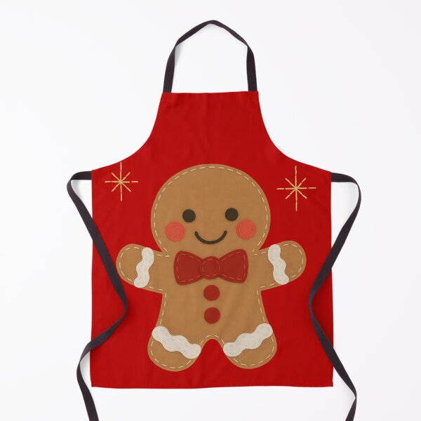 Item preview, Cute Gingerbread Man Cookie with Red Bow | Festive Christmas Illustration designed and sold by svarupa.