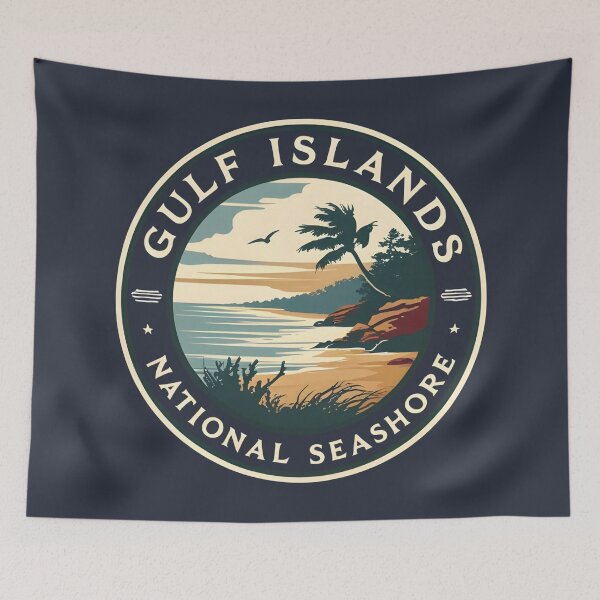 Item preview, Gulf Islands National Seashore designed and sold by GoodOldVintage.