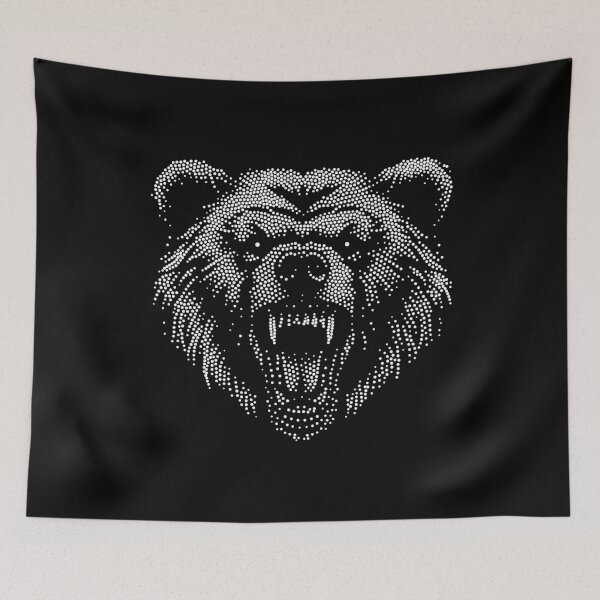 Item preview, Fierce Bear Stipple Art 3 designed and sold by artomazo.