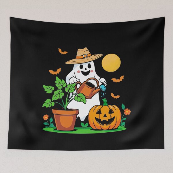 Item preview, Gothic Garden Halloween Tees for Gardening Lover, Spooky Garden, Halloween Garden Lover Gardening Tees,  Garden Themed Shirt for Autumn, Fall Halloween Tee designed and sold by Sasikharn.
