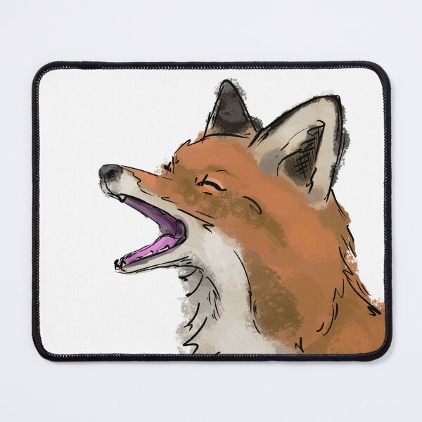 Item preview, Yawning Fox Portrait designed and sold by Antiope33.