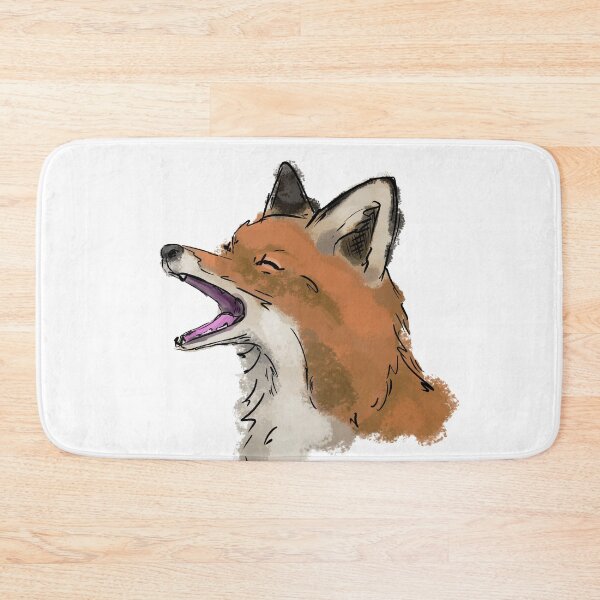 Item preview, Yawning Fox Portrait designed and sold by Antiope33.