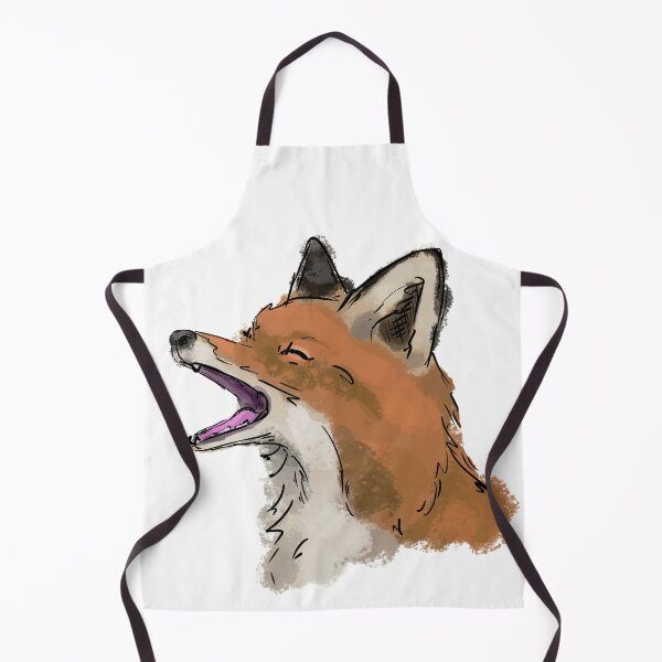 Item preview, Yawning Fox Portrait designed and sold by Antiope33.