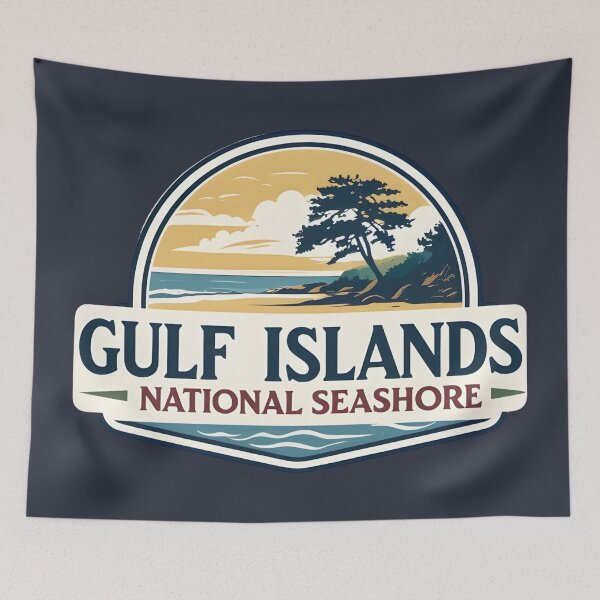 Item preview, Gulf Islands National Seashore designed and sold by GoodOldVintage.