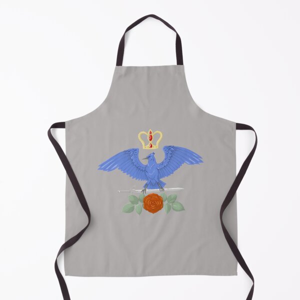 Item preview, Noble Fantasy Crest: Blue Bird, Sword & Crown with Red Rose designed and sold by ErichThiel.