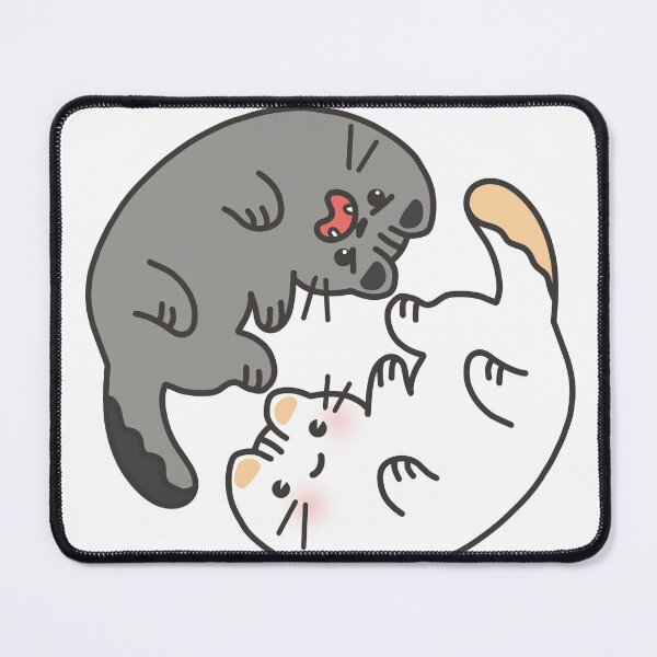 Item preview, yin and yang cats designed and sold by Wayoftheartist.