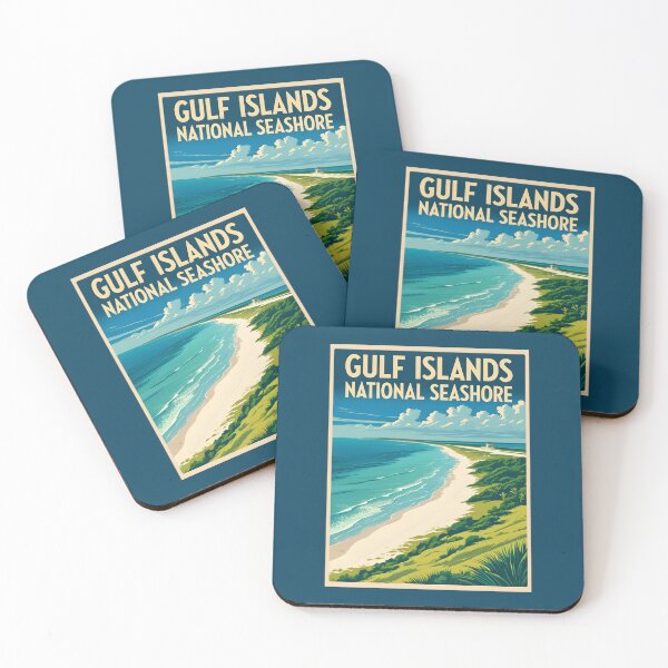 Item preview, Gulf Islands National Seashore designed and sold by GoodOldVintage.