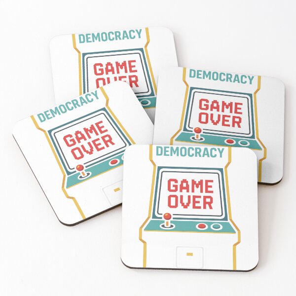 Artikelvorschau, Game Over, Democracy entworfen und verkauft von Big-Deal Designs.
