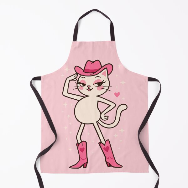 Item preview, Chic Cowgirl Cat with Pink Boots and Hat – Sparkling Diva Vibes designed and sold by Print-Zoo.