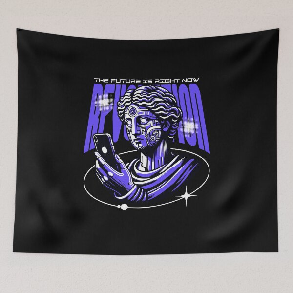 Item preview, Digital Revolution Statue – Cyberpunk Classical Art designed and sold by HasHs.