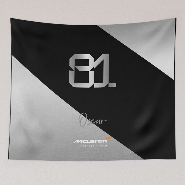 Item preview, F1 2025 Oscar Piastri Chrome finish Black and orange  designed and sold by Pink Polar F1.