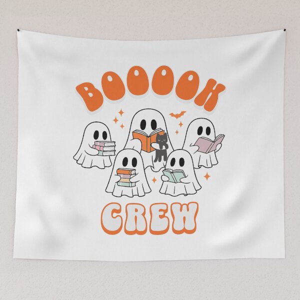 Item preview, Book Lover Ghost Halloween Reading Crew Librarian Funny designed and sold by OleOleStore.