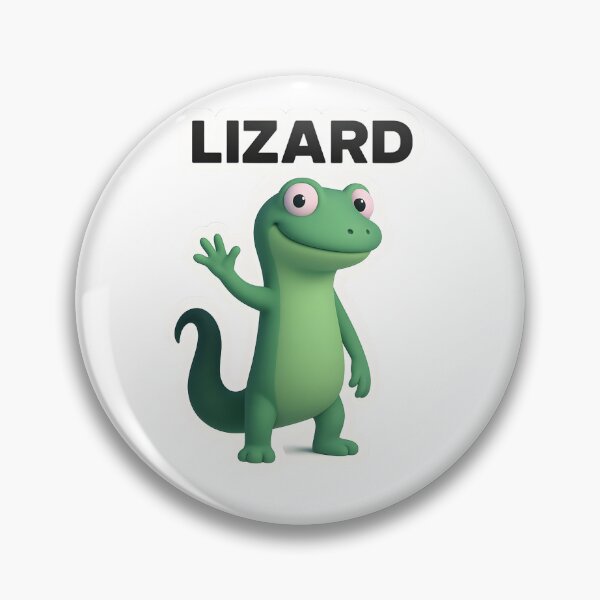Item preview, Cute  Lizard 3D cartoon  designed and sold by FunnySignalStudio.