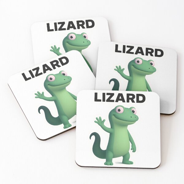 Item preview, Cute  Lizard 3D cartoon  designed and sold by FunnySignalStudio.
