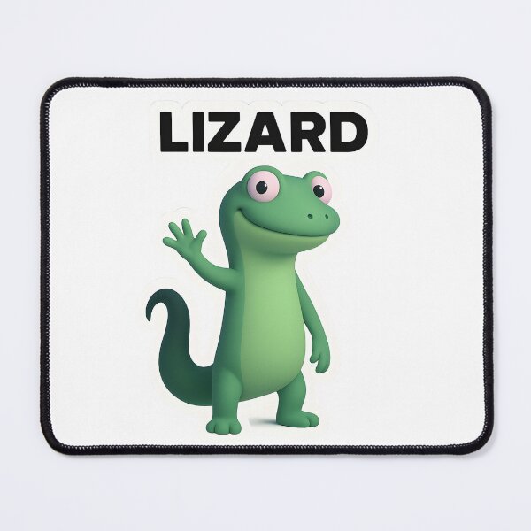 Item preview, Cute  Lizard 3D cartoon  designed and sold by FunnySignalStudio.