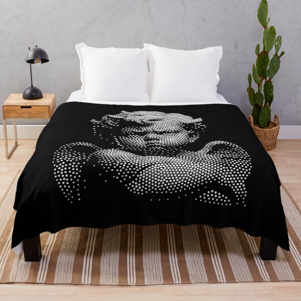 Item preview, Grumpy Cupid Portrait – Stipple Dot Art designed and sold by artomazo.