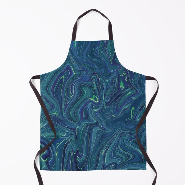 Aperçu de l'œuvre Art fluide vert et bleu créée et vendue par KhadijaBatool38.