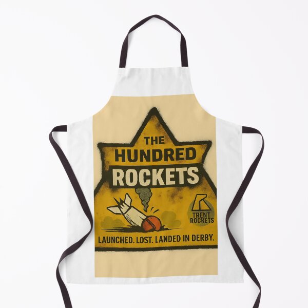 Item preview, Trent Rockets – “Launch. Drift. Fizzle.” Satirical Cricket Badge designed and sold by WhisperFrame.