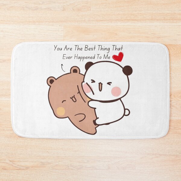 Item preview, You Are The Best Thing That Ever Happened To Me Happy Birthday Mochi Milk peach Cute DuDu Bear and BuBu Panda Are Celebrating 2025 designed and sold by BrightStreets.