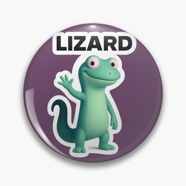 Item preview, Cute  Lizard 3D cartoon light green designed and sold by FunnySignalStudio.