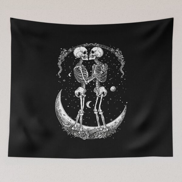 Item preview, Skeleton Lovers Hugging designed and sold by nkirouac.