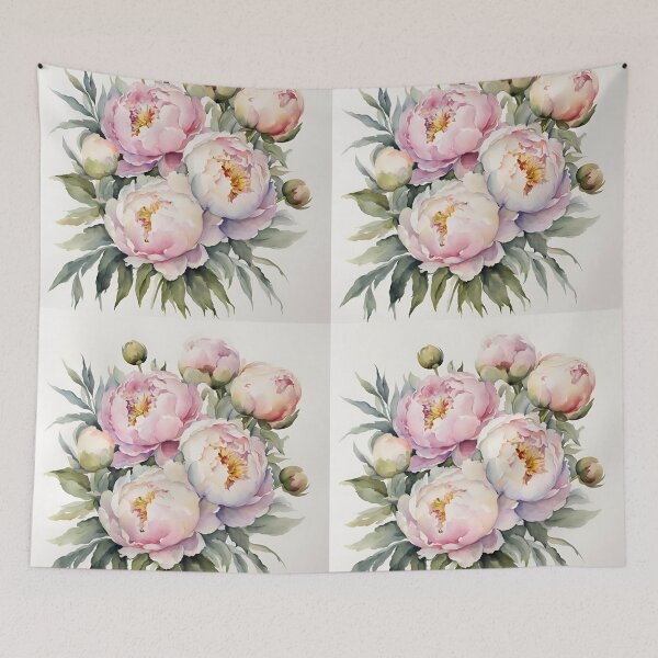 Item preview, Peony  Elegant  Romantic  Pastel Colors,   Flowers Peony Watercolor designed and sold by KolorellaS.