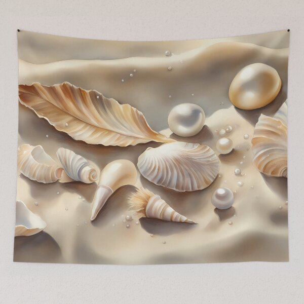 Item preview, Sand with Seashells designed and sold by CalmnessbyChoice.