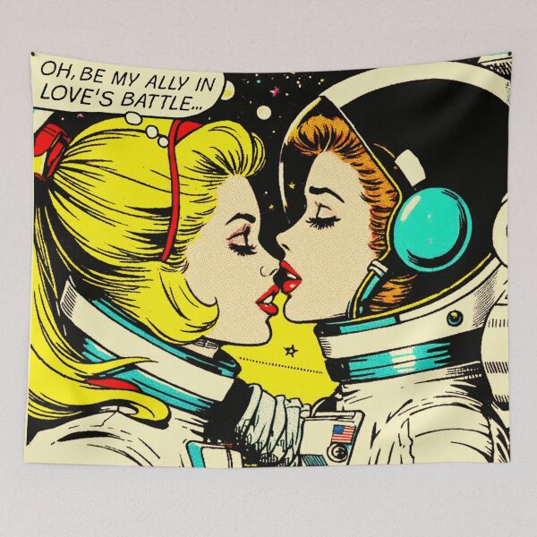 Item preview, The Adventures of Captain Sappho | Love's Battle designed and sold by NickWhittleArt.
