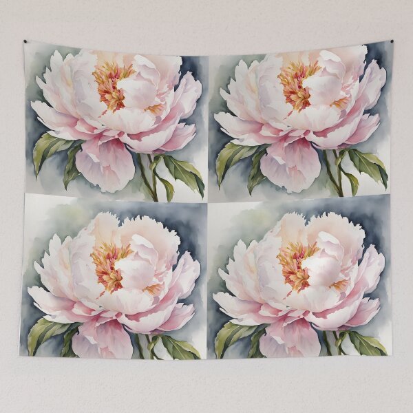 Item preview, Peony  Elegant  Romantic  Pastel Colors,   Flowers Peony Watercolor designed and sold by KolorellaS.