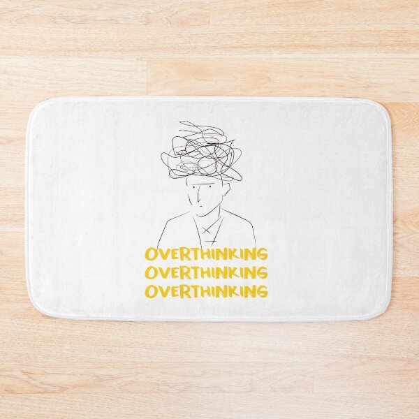Item preview, Overthinking Anxiety Thoughts designed and sold by GoldenGodDesign.