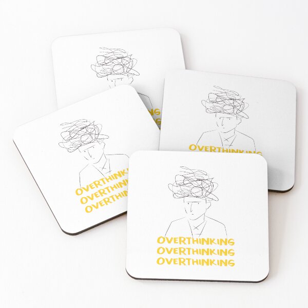 Item preview, Overthinking Anxiety Thoughts designed and sold by GoldenGodDesign.