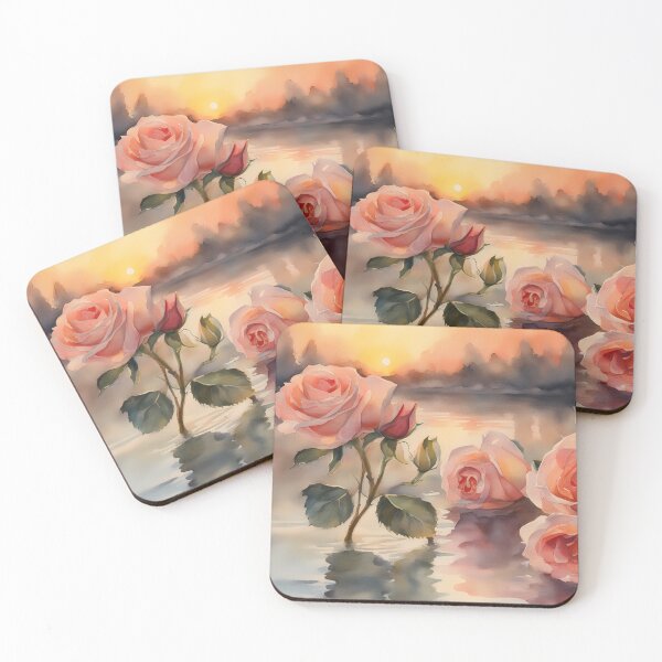Item preview, Pink Roses in Lake designed and sold by CalmnessbyChoice.