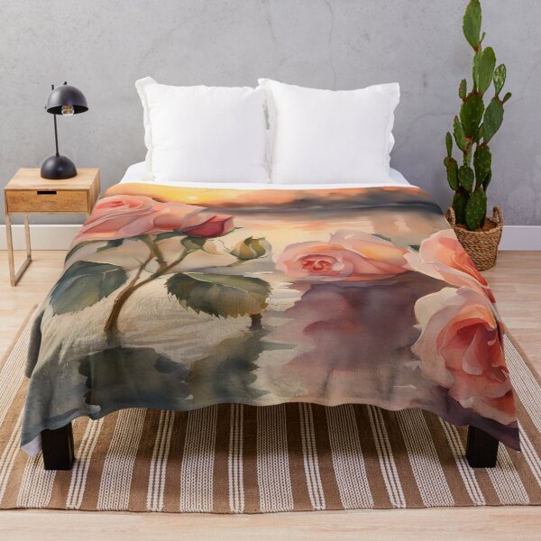 Item preview, Pink Roses in Lake designed and sold by CalmnessbyChoice.