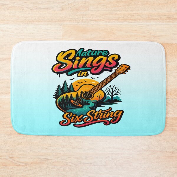 Item preview, Nature Sings in Six String | Graphic Crewneck Nature Guitar  designed and sold by skkyfaithArtz.