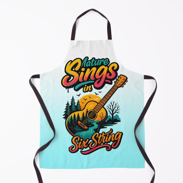 Item preview, Nature Sings in Six String | Graphic Crewneck Nature Guitar designed and sold by skkyfaithArtz.