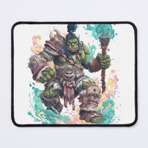 Item preview, Epic Orc Shaman – Fantasy Warrior Design designed and sold by AlexLineArt.