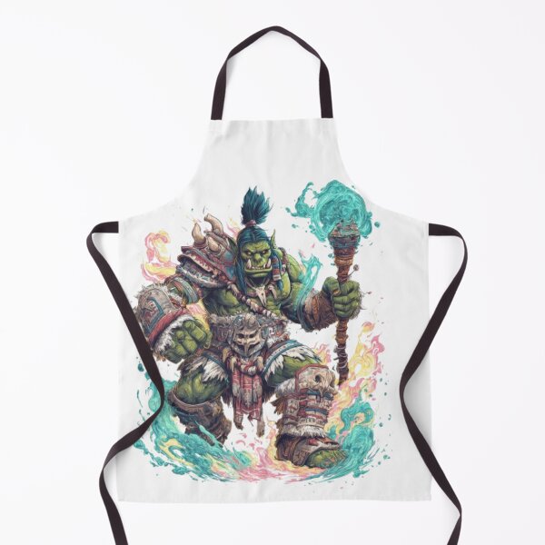 Item preview, Epic Orc Shaman – Fantasy Warrior Design designed and sold by AlexLineArt.