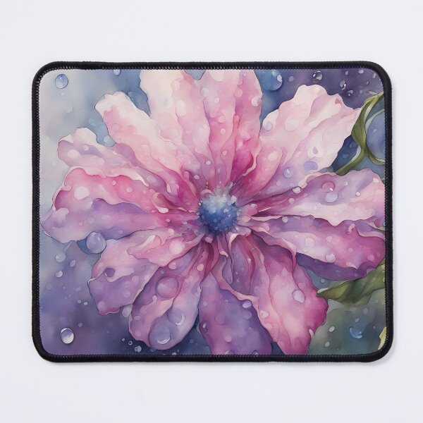 Item preview, Large Pink Flower in Rain designed and sold by CalmnessbyChoice.