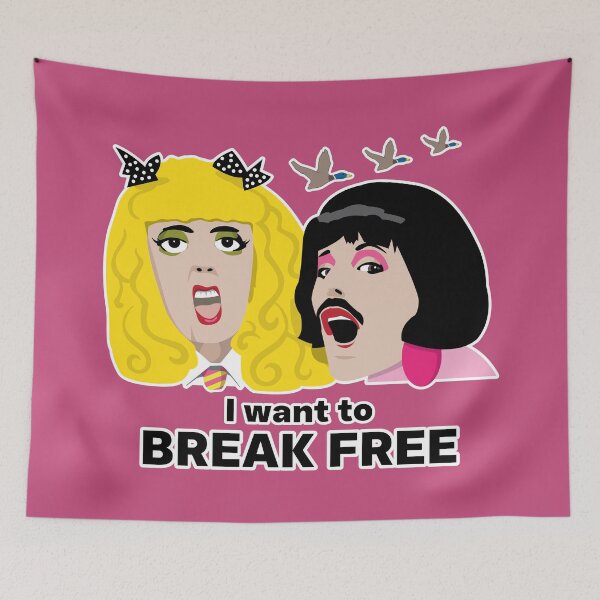 Item preview, Queen I want to Break Free Freddie Roger drag video designed and sold by Captain Banjo.
