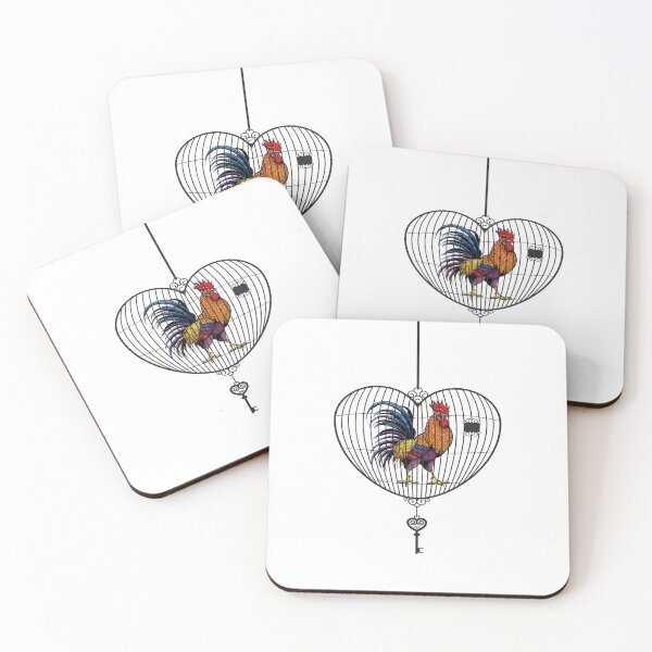 Item preview, Rooster locked up  designed and sold by Louise Bastard.