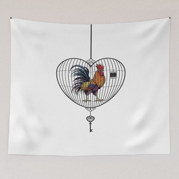 Item preview, Rooster locked up  designed and sold by Louise Bastard.