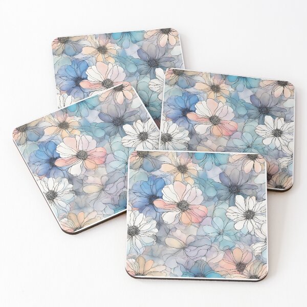 Item preview,   Elegant Abstract Pattern Romantic  Pastel Colors,   Flowers Pattern Watercolor designed and sold by KolorellaS.