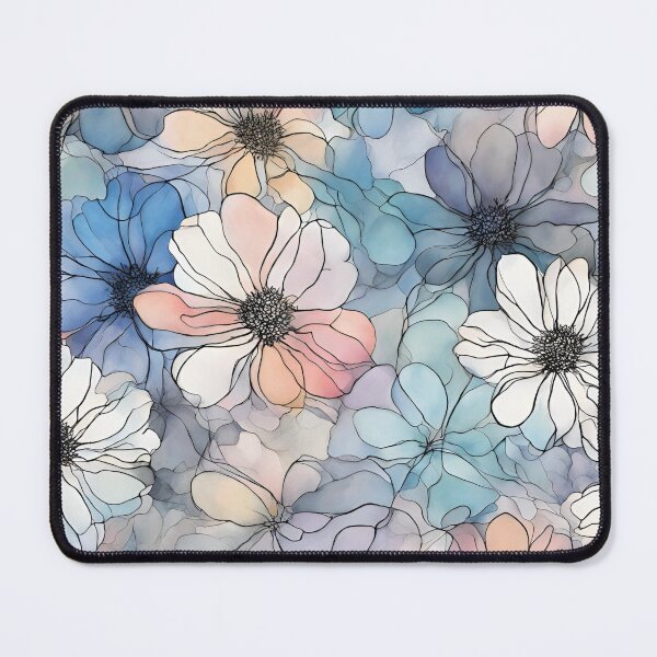 Item preview, Elegant Abstract Pattern Romantic Pastel Colors, Flowers Pattern Watercolor designed and sold by KolorellaS.