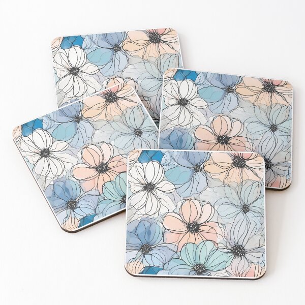 Item preview,  Elegant Abstract Pattern Romantic  Pastel Colors,   Pattern Watercolor designed and sold by KolorellaS.