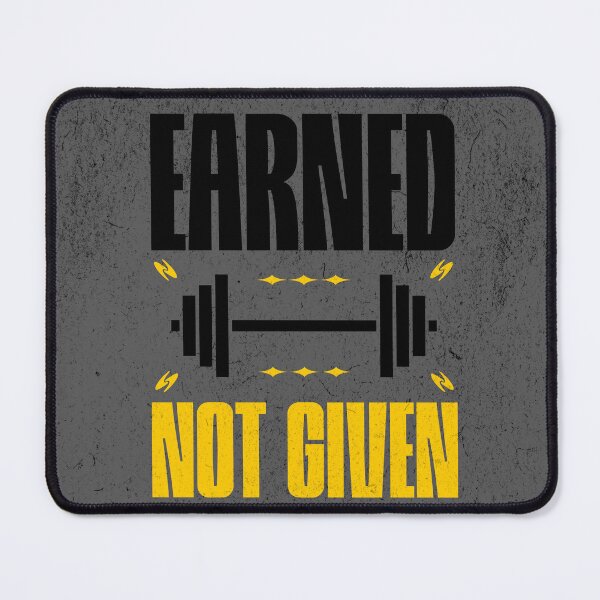 Item preview, EARNED NOT GIVEN – Motivational Shirt designed and sold by MINSET WEAR ® – Born from Mindset, Built on Discipline..