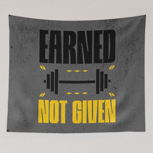 Item preview, EARNED NOT GIVEN – Motivational Shirt designed and sold by MINSET WEAR ® – Born from Mindset, Built on Discipline..