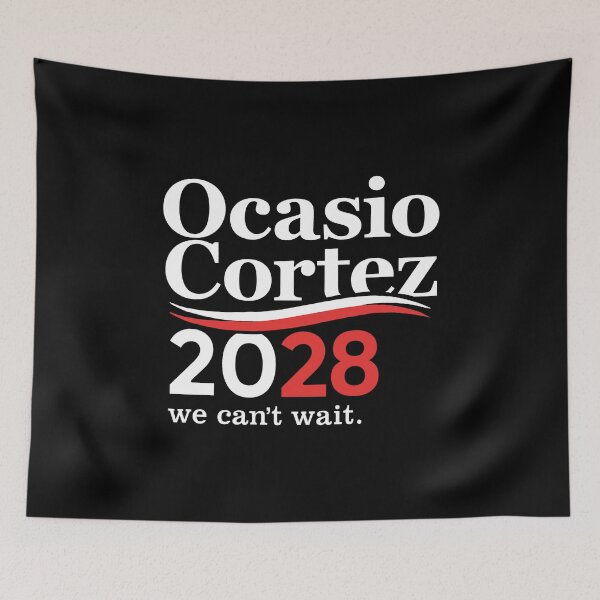 Item preview, Ocasio-Cortez 2028, AOC We Can't Wait '28 designed and sold by BootsBoots.